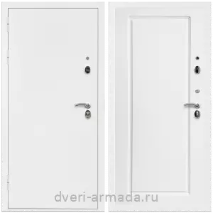 Входные двери 960х2050, Дверь входная Армада Оптима Белая шагрень / МДФ 16 мм ФЛ-119 Белый матовый
